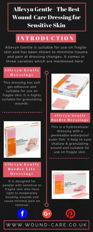 Allevyn gentle-The best Wound care dressing for sensitive Skin