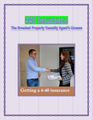 General Guidelines to Get A 440 Insurance Florida