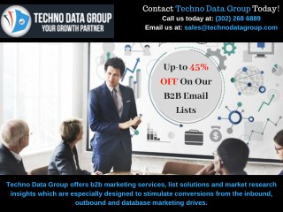 B2B Email Lists | B2B Mailing Lists |B2B Email Marketing | B2B Email Database
