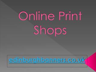 Online Print Shop - edinburghbanners.co.uk