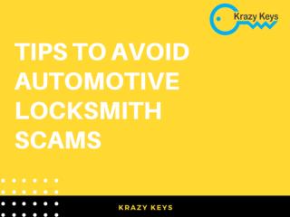 Do You Want to Save Yourself From Being a Victim of locksmith scams?