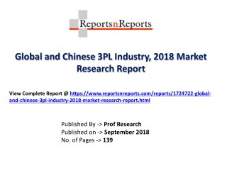 Global 3PL Industry with a focus on the Chinese Market