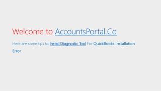 How to install QuickBooks Diagnostic tool | Get Help 1800 796 0471