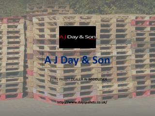 Pallets For Hire in Middlesex -AJ Day & Sons