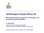 Africa Oil Gas Forum -- Houston, TX -- Nov 30, 2004