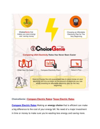 Compare Electric Rates-Texas Electric Rates-Texas Electric Company-Compare Electric Plans