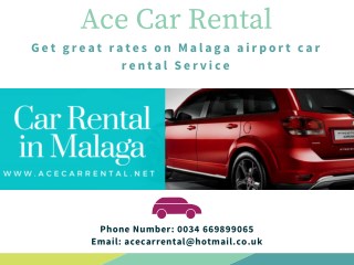 Car Rental in Malaga