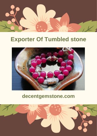 Semi Precious Stones Exporter