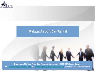 Malaga Airport Car Rental