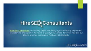 Hire SEO COnsultants | Best Professional Consulting Agency