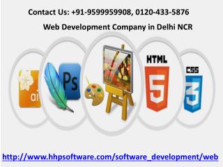 How a Web Development Company in Delhi NCR works 0120-433-5876