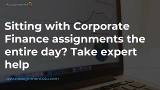 Scratching your head regarding Finance assignment? Reduce the pressure with experts