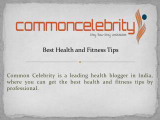 Best Health and Fitness Tips