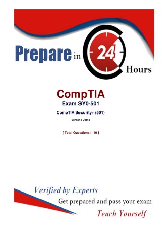 CompTIA SY0-501 Exam Best Study Guide - SY0-501 Exam Questions Answers