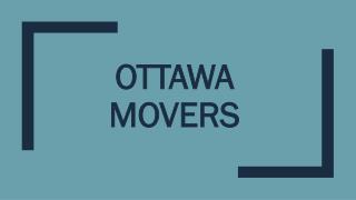 Best Movers in Ottawa