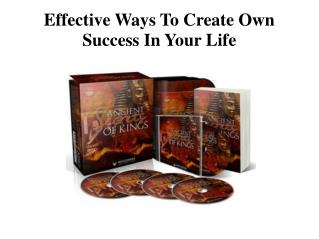 Effective Ways To Create Own Success In Your Life