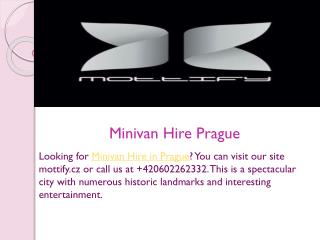 Minivan Hire Prague