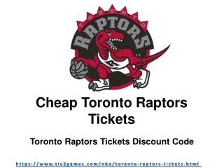 Buy Cheap Toronto Raptors Tickets