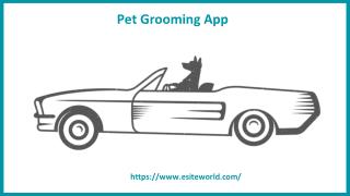 Pet Grooming App