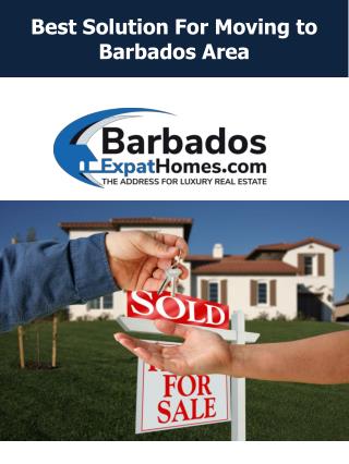 Best Solution For Moving to Barbados Area