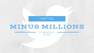 Twitter Minus Millions of Monthly Users