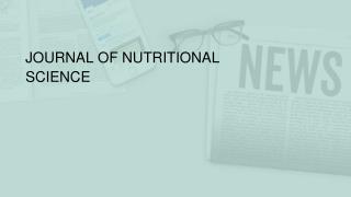 Journal of Nutritional Science