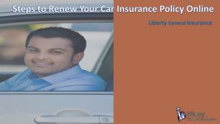 Steps to Renew Your Car Insurance Policy Online