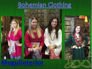 Bohemian colorful outfits clothing