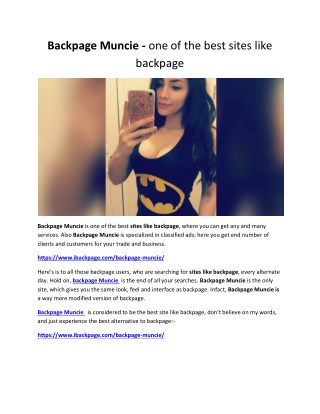 Backpage Muncie - one of the best sites like backpage