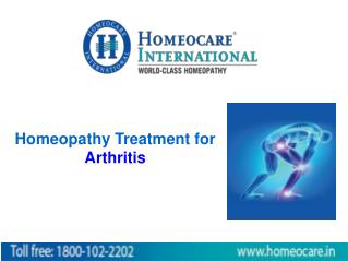 Homeopathy Treatment For Arthritis