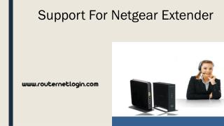 Support For Netgear Router and Extender