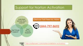 Support for norton activation