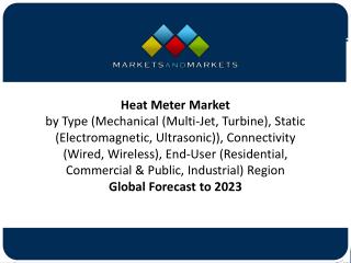 Heat Meter Market worth $1,218.9 million by 2023