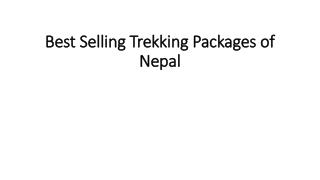 Best Selling Trekking Packages of Nepal