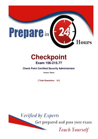 CheckPoint 156-215.77 Exam Best Study Guide - 156-215.77 Exam Questions Answers