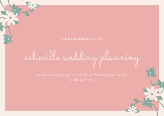 Asheville Wedding Planning