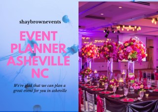 Event Planner Asheville NC