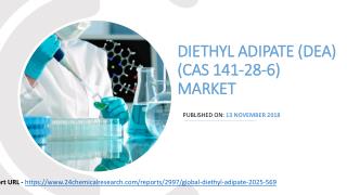 Diethyl Adipate (DEA) (CAS 141-28-6) Market Insights, Forecast to 2025