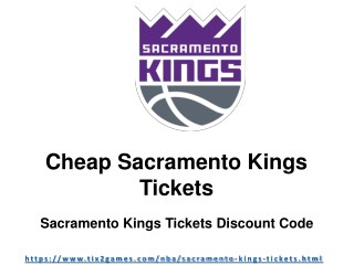 Sacramento KingssTickets Discount Coupon
