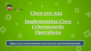 Download 2018 Latest Cisco 210-255 Dumps Questions and Answers - Realexamdumps.com