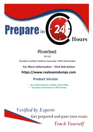 Download Riverbed 101-01 Exam - Valid 101-01 Question Answers - Realexamdumps.com