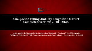 Asia - Pacific Tolling and City Congestion Market