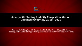 Asia - Pacific Tolling and City Congestion Market