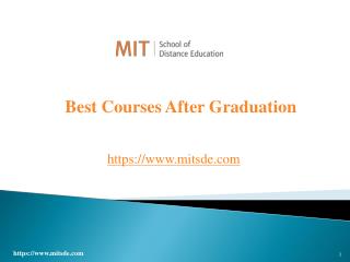 Best Courses After Graduation | Post Graduate Courses | PG Diploma Courses