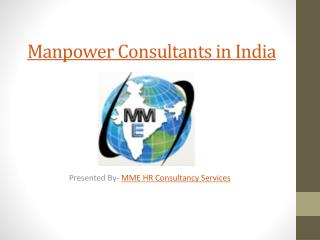 Manpower Consultants in India