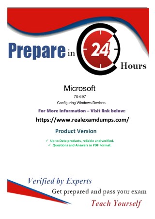 Pass Microsoft 70-697 Exam in First Attempt - Microsoft 70-697 Briandumps