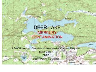 DEER LAKE MERCURY CONTAMINATION