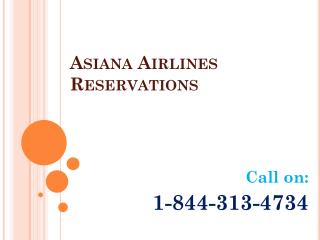 Contact on Asiana Airlines Reservations