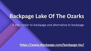 Backpage Lake of the Ozarks | alternative to backpage | site similar to backpage | ibackpage