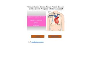 Vascular Access Devices Market Growth Rate, Developing Trends, Manufacturers, Countries and Application, Global Forecast